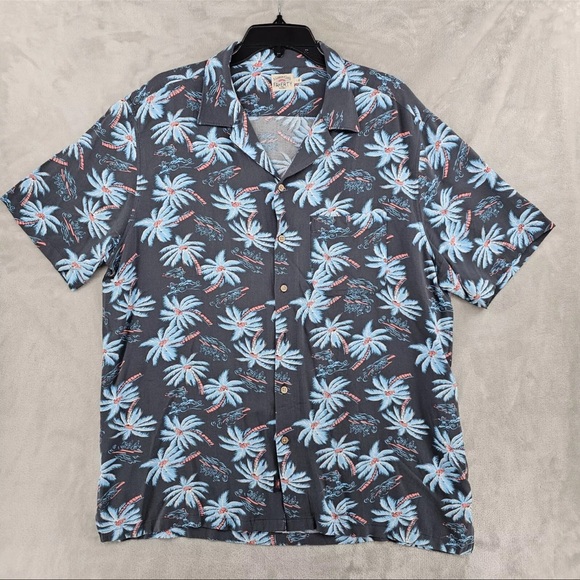 Faherty Other - Faherty Short Sleeve Kona Camp Shirt •size: LARGE•
